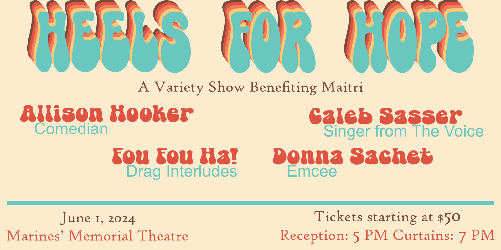 Heels for Hope: A Variety Show Fundraiser for Maitri