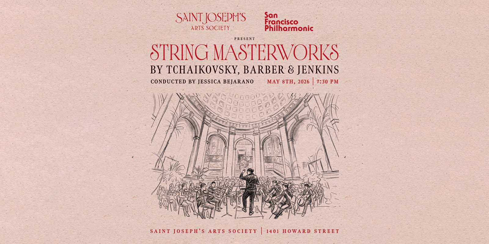 San Francisco Philharmonic String Orchestra Performs At St. Joseph's Art Society